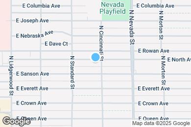 Map image of the property - 718 E North Ave