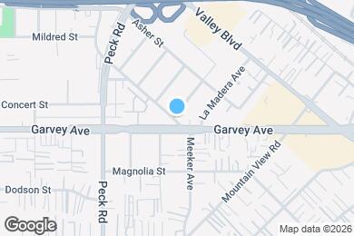 Map image of the property - 11537 Meeker Ave