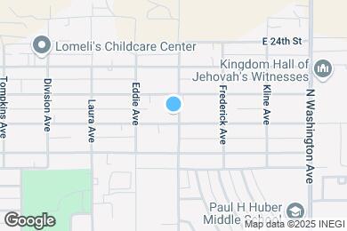 Map image of the property - 1524 E 20th St