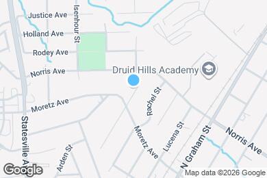Map image of the property - 2621 Druid Hls Wy