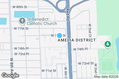 Map image of the property - 7554 W 4th Ct