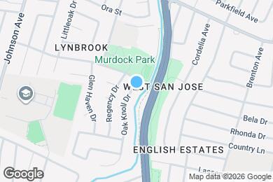 Map image of the property - 1240 Oak Knoll Dr