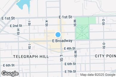 Map image of the property - 742 E Broadway