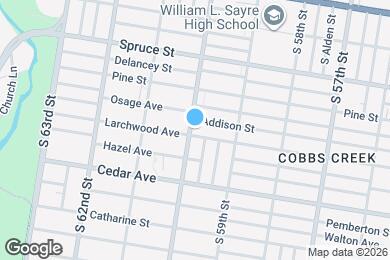 Map image of the property - 453 S 60th St