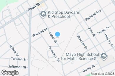 Map image of the property - 121 Coker St