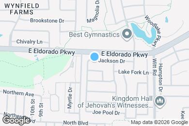 Map image of the property - 1916 Jackson Dr