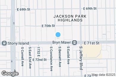 Map image of the property - 7041 S Constance Ave