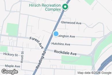 Map image of the property - 811 Lexington Ave