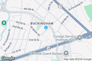 Map image of the property - 4360 N Pershing Dr