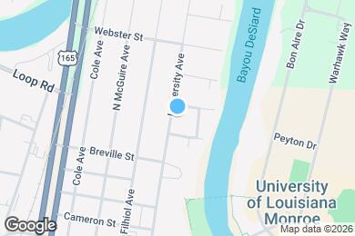 Map image of the property - 1408 University Ave