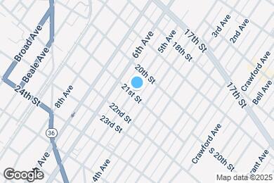 Map image of the property - 2023 5th Ave