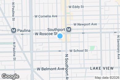 Map image of the property - 1418 W Henderson St