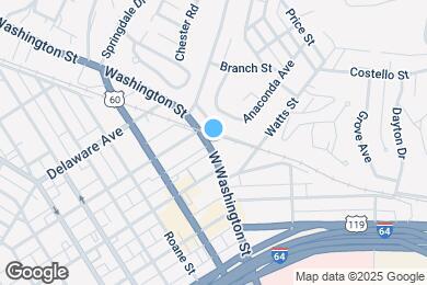 Map image of the property - 424 W Washington St