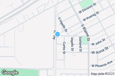 Map image of the property - 2923 W Louise St