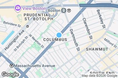 Map image of the property - 410 Columbus Ave