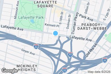 Map image of the property - 1808 Lafayette Ave