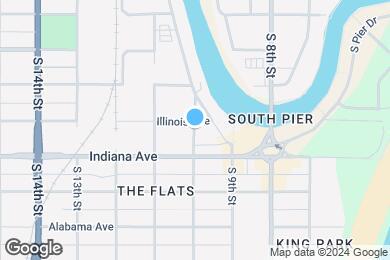 Map image of the property - Berkshire Sheboygan Riverfront