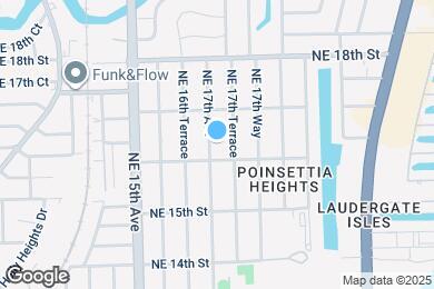 Map image of the property - 1616 NE 17th Ave