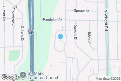 Map image of the property - 1707 Morningside Dr