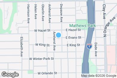 Map image of the property - 10 W Evans St