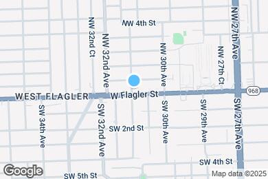 Map image of the property - 3095 W Flagler St