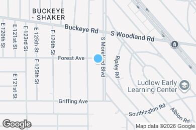 Map image of the property - 2972 S Moreland Blvd