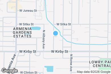 Map image of the property - 8105 N Fremont Ave