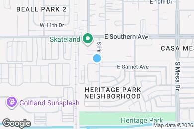 Map image of the property - 1310 South Pima-SI ID1244302P