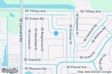 Map image of the property - 2371 SE Bounty Ave