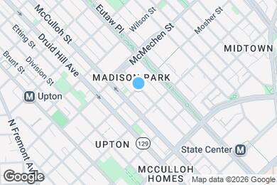 Map image of the property - 1426 Madison Ave