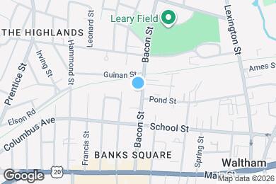 Map image of the property - 100 Bacon St
