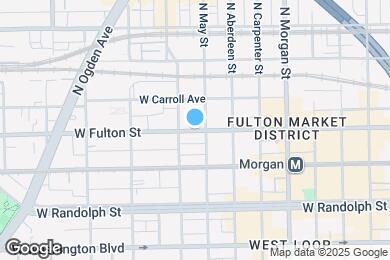 Map image of the property - 1154 W Fulton Market