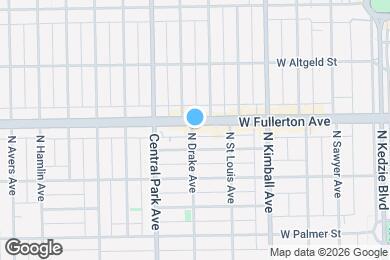 Map image of the property - 2349 N Drake Ave