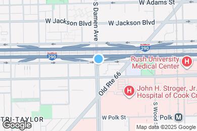 Map image of the property - 515 S Damen Ave