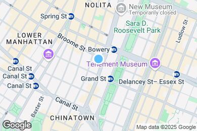 Map image of the property - 138 Bowery