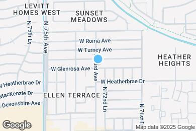 Map image of the property - 7250 W Glenrosa Ave