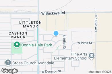 Map image of the property - 10535 W Papago St