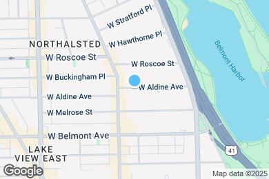 Map image of the property - 535 W Aldine Ave