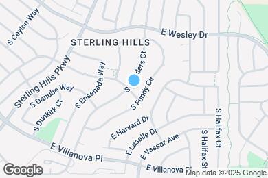 Map image of the property - 2540 S Flanders Ct