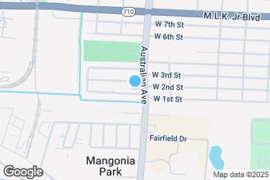 Map image of the property - 1220 W 1st St