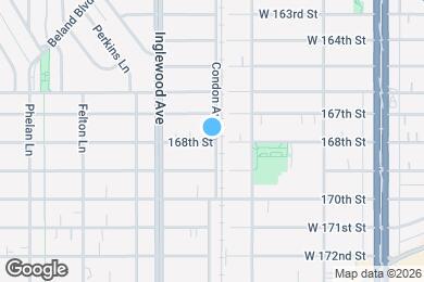 Map image of the property - 4701 1/2 W 168th St