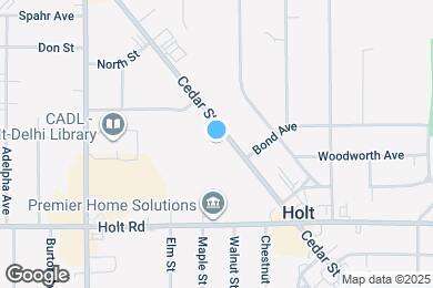 Map image of the property - 2085 Cedar St