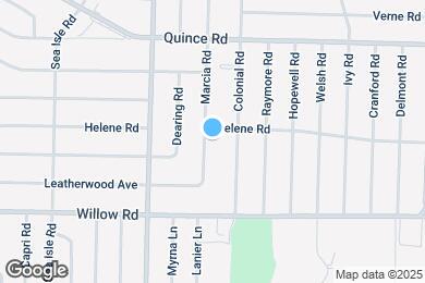 Map image of the property - 1596 Marcia Rd