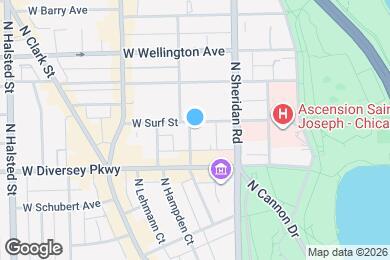 Map image of the property - 445 W Surf St