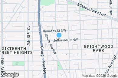 Map image of the property - 5401 9th St NW