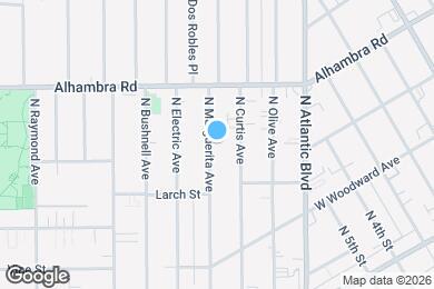 Map image of the property - 416 N Marguerita Ave