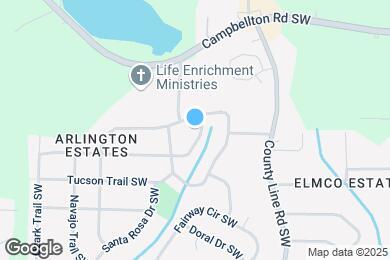 Map image of the property - 2309 Omaha Rd SW