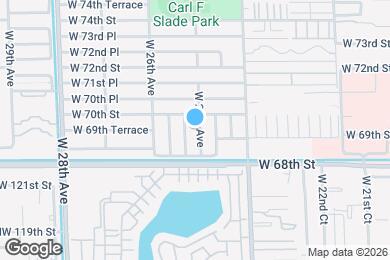 Map image of the property - 6936 W 25th Ave