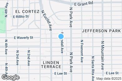 Map image of the property - 846 E Waverly St