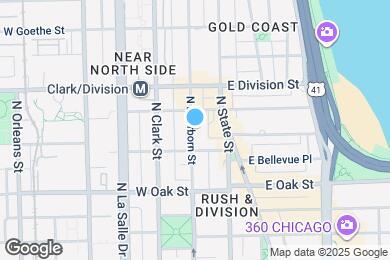 Map image of the property - 1125 N Dearborn St